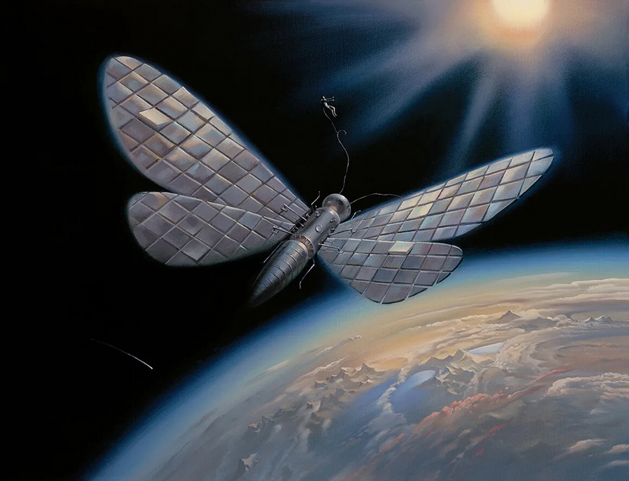 Winged Satellite